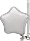 Sandy Liang Silver Star Pouch In Silver