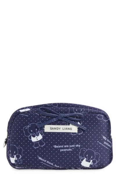 Sandy Liang Smol Canvas Pouch In Multi