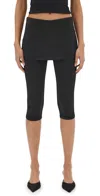 Sandy Liang Black Solow Shorts In Black