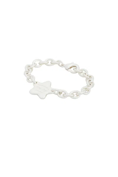 Sandy Liang Star Charm Bracelet In Silver