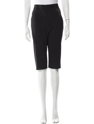 Pre-owned Sandy Liang Straight Leg Pants In Black