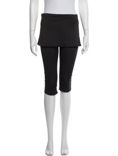 Pre-owned Sandy Liang Straight Leg Pants In Black