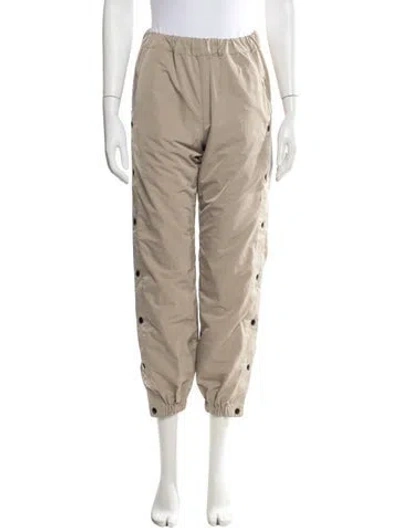 Pre-owned Sandy Liang Straight Leg Pants In Neutrals