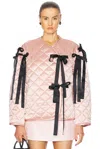 Sandy Liang Pink Subi Jacket In Ballet