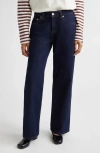 Sandy Liang Taro Bootcut Jeans In Blue