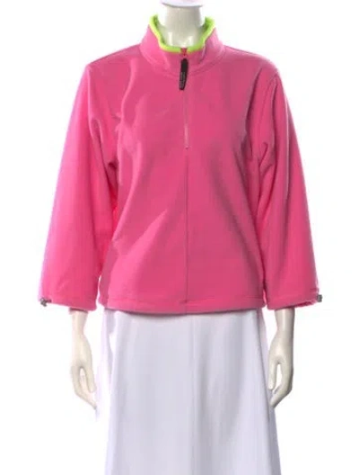 Pre-owned Sandy Liang Three-quarter Sleeve Top W/ Tags In Pink