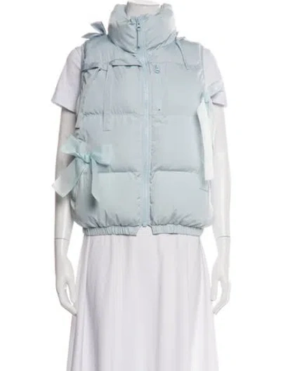 Pre-owned Sandy Liang Vest In Blue