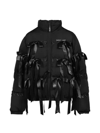 Sandy Liang Visby Puffer Jacket In Black