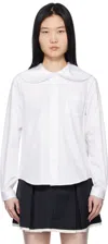Sandy Liang White Luton Shirt In White