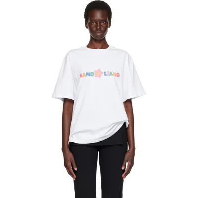 Sandy Liang White Toy T-shirt