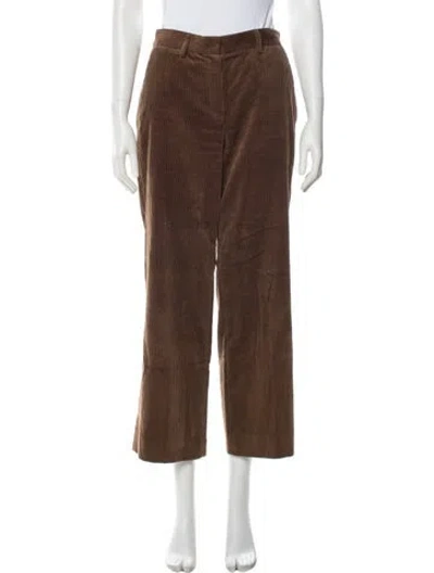 Pre-owned Sandy Liang Wide Leg Pants In Brown