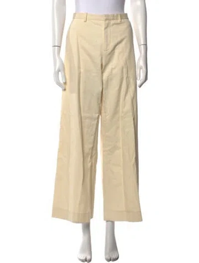 Pre-owned Sandy Liang Wide Leg Pants In Neutral