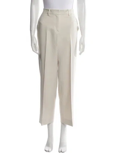Pre-owned Sandy Liang Wide Leg Pants In Neutral