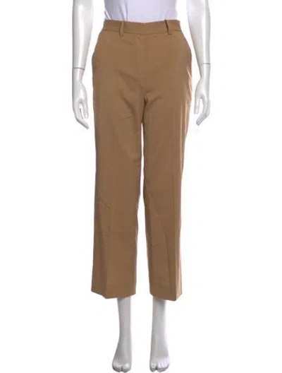 Pre-owned Sandy Liang Wide Leg Pants In Neutrals