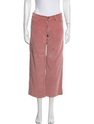 Pre-owned Sandy Liang Wide Leg Pants In Pink
