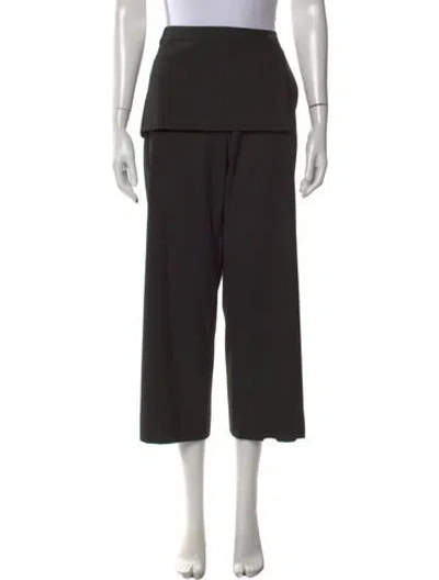Pre-owned Sandy Liang Wide Leg Pants W/ Tags In Black