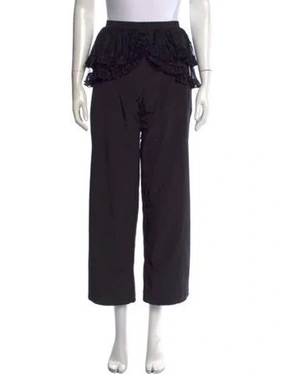 Pre-owned Sandy Liang Wide Leg Pants W/ Tags In Black