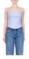 Sandy Liang Hotaru Top In Blue