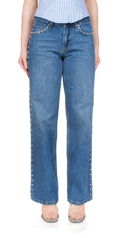 Sandy Liang Women's Updo Jean In Blue