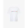 Sandy Liang Womens White Toy Graphic-print Cotton T-shirt In Multi