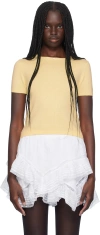 Sandy Liang Yellow Donny Sweater In 770 Peardrop