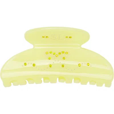 Sandy Liang Yellow Princess Hair Claw Clip In Green