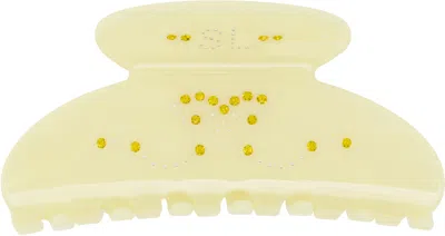 Sandy Liang Yellow Princess Hair Claw Hair Clip In Green