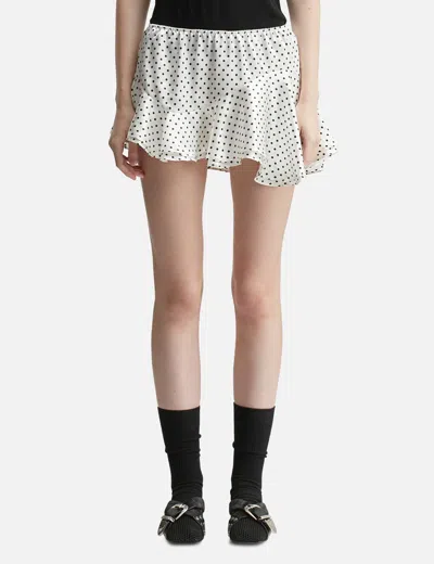 Sandy Liang Zeno Skirt In White