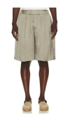Sanea Collection Niran Shorts In Brown