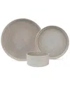 Sango Anderson Stoneware 12 Pc. Dinnerware Set, Service For 4