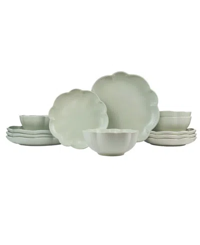 Sango Bethany Green 12-pc. Dinnerware Set, Service For 4