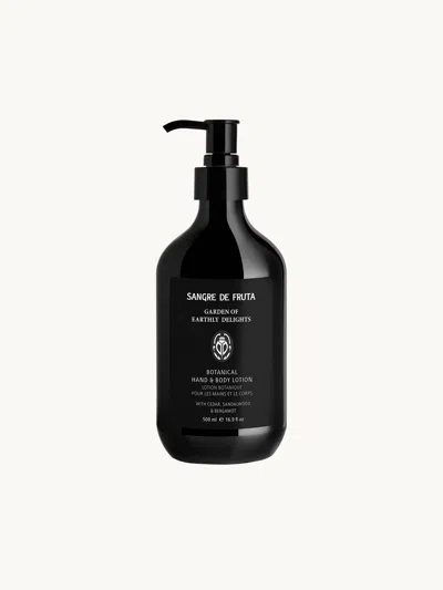 Sangre De Fruta Garden Of Earthly Delights Hand And Body Lotion 500ml In Black