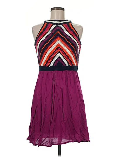 Pre-owned Sangria Casual Dress In Purple