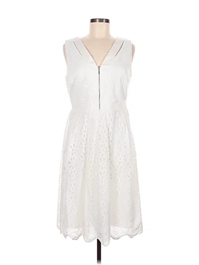 Pre-owned Sangria Casual Dress In White