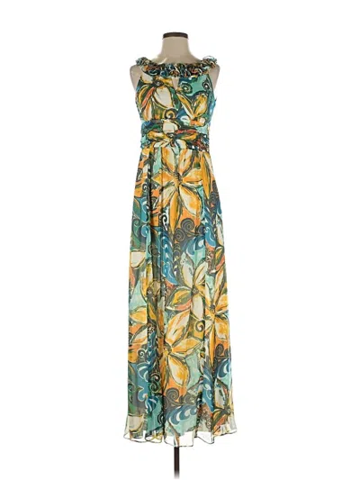 Pre-owned Sangria Casual Dress In Yellow