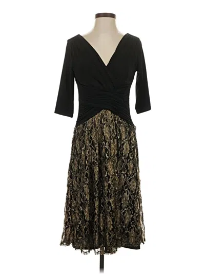 Pre-owned Sangria Cocktail Dress In Black