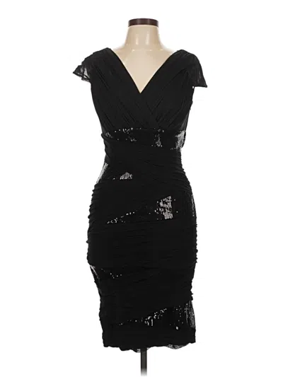 Pre-owned Sangria Cocktail Dress In Black