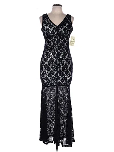 Pre-owned Sangria Cocktail Dress In Black