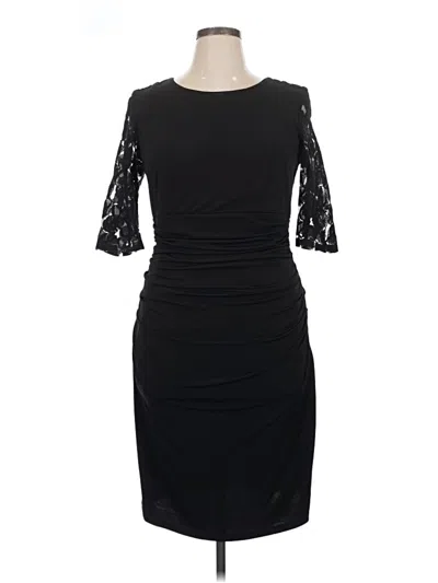 Pre-owned Sangria Cocktail Dress In Black