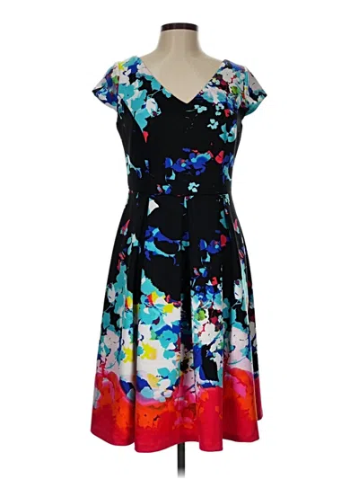 Pre-owned Sangria Cocktail Dress In Black