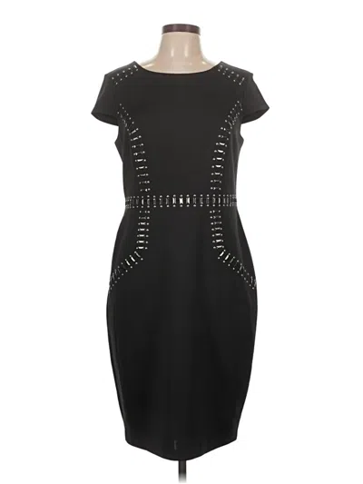 Pre-owned Sangria Cocktail Dress In Black