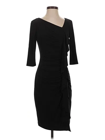 Pre-owned Sangria Cocktail Dress In Black