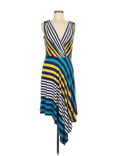 Pre-owned Sangria Cocktail Dress In Blue