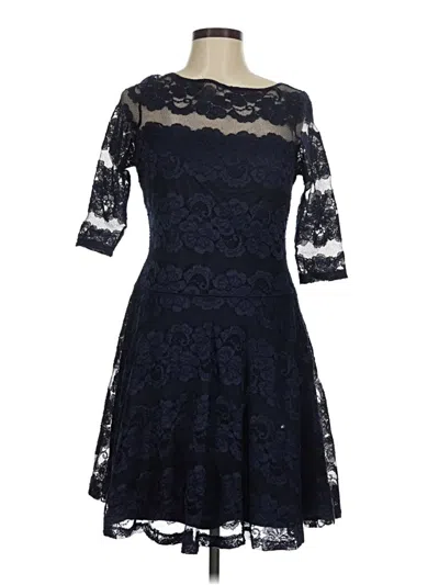 Pre-owned Sangria Cocktail Dress In Blue