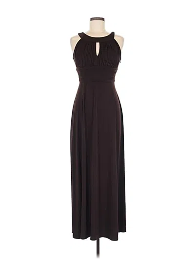 Pre-owned Sangria Cocktail Dress In Brown