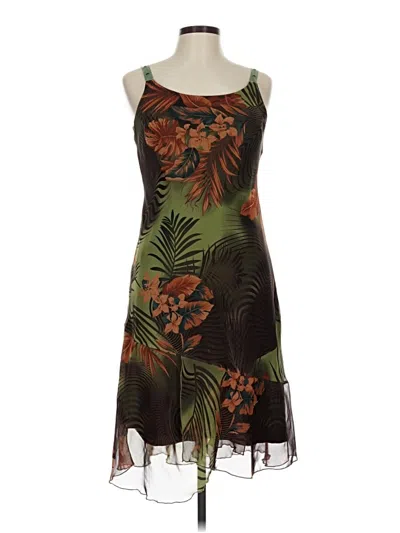 Pre-owned Sangria Cocktail Dress In Brown