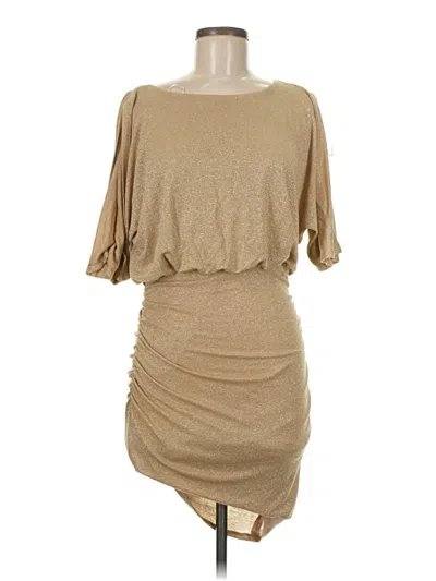Pre-owned Sangria Cocktail Dress In Brown