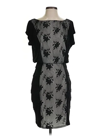 Pre-owned Sangria Cocktail Dress In Gray