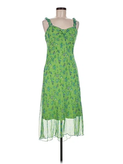Pre-owned Sangria Cocktail Dress In Green