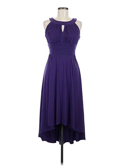 Pre-owned Sangria Cocktail Dress In Purple